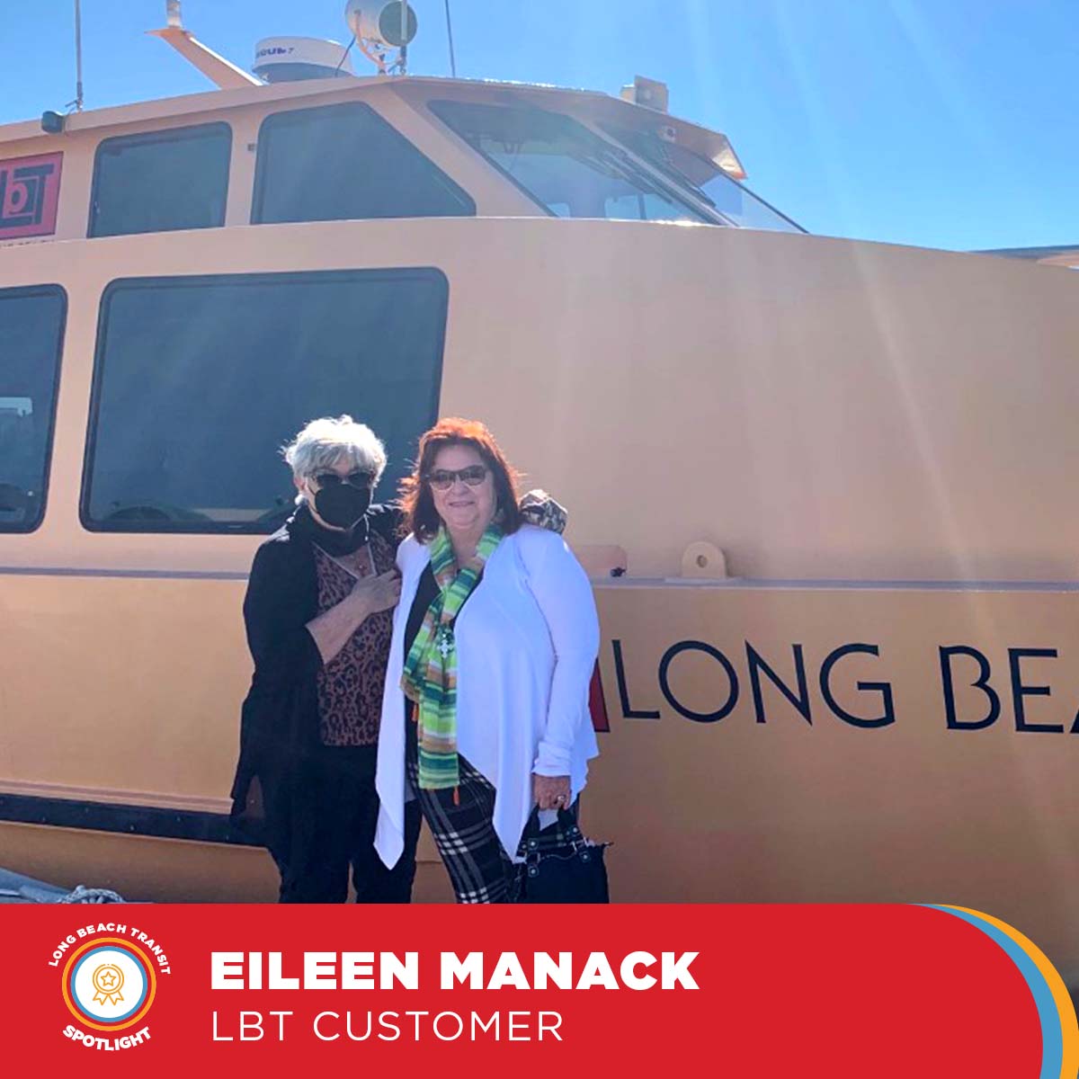 El cliente de Long Beach Transit destaca a Eileen Manack